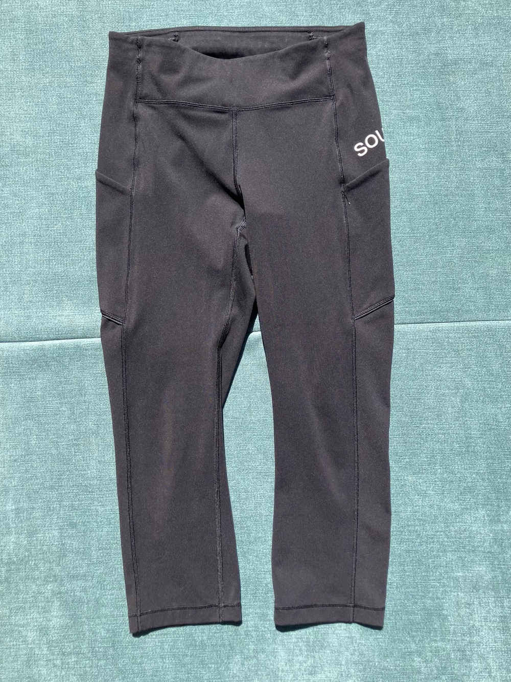 lululemon Black Performance Soul Cropped Leggings